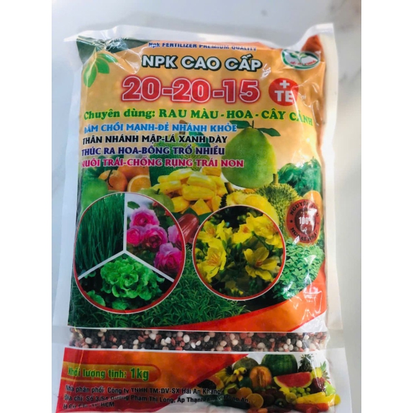NPK cao cấp 20 20 15 TE